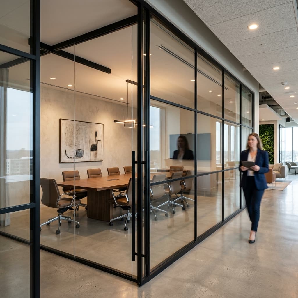 Glass Office Partition