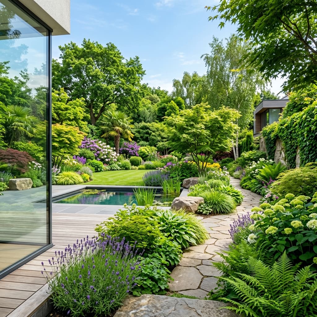 Beautiful Garden View